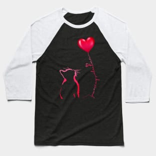 You Are My Valentine Cat Heart Happy Valentine's Day Baseball T-Shirt